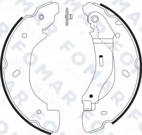 Комлект тормозных накладок FOMAR Friction FO 9064